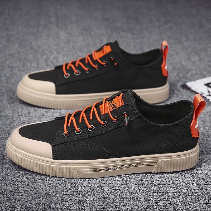 Fashion 2024Hot Sell Men's Shoes Breathable Canvas Casual Shoe Low-top Sneakers for Men Vulcanized Shoes Lace Up Flats Zapatillas Hombre