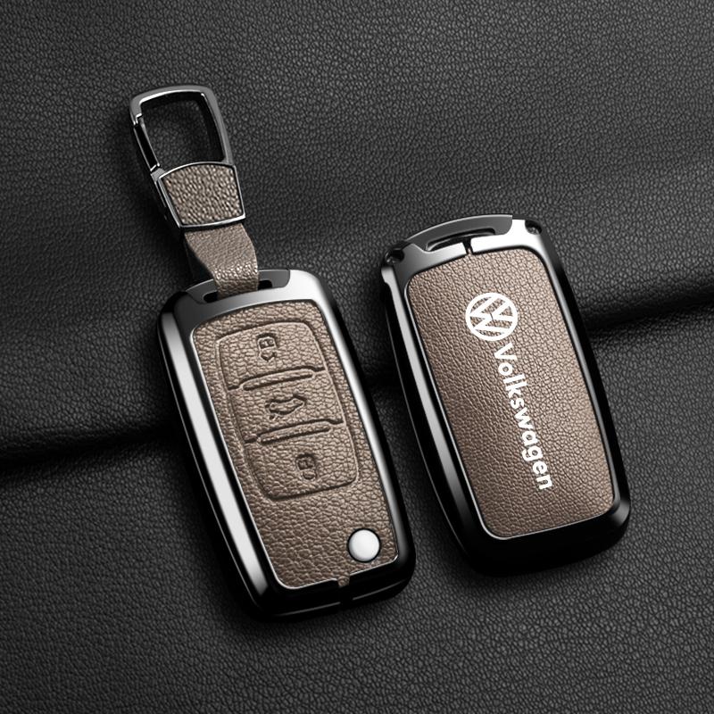 Car Zinc Alloy Key Case Cover Shell For Volkswagen VW Polo Golf Passat Tiguan Beetle T5 Up Eos Langyi Sagitar Jetta Weiling Bora