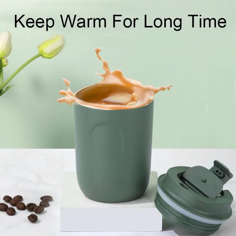 220ml Mini Tasses à Café Thermo Mug Acier Inoxydable 316 Voyage Mug Thermique Gobelet Petite Bouteille d'Eau Garder Chaud Froid Tasse Isolée