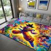Dragon Ball Goku Vs Vegeta Printed Carpetanime Soft Washable Cartoon Floor Carpet