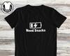 Need Snacks T-Shirt and Kids T-Shirt: Funny Sarcasm Shirt and Kids T-Shirt
