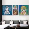 Seigneur Bal Krishna Dieu hindou toile peinture religieux hindouisme affiches et impressions Art mural pour la décoration de la maison Cuadros Wall Art
