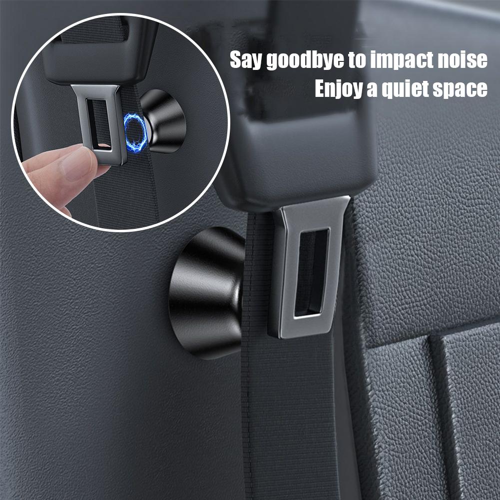 Car Seat Belt Holder Magnetic Fixing Clip Alloy Seat Belt Limiter Stopper For BMW/VW/Nissan Car Interior Accessories