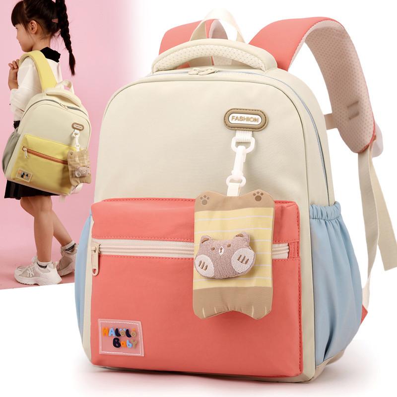 Toddler Kids Kids Letter Pattern Nylon Backpack With Antiwear And Antiload For Kindergarten