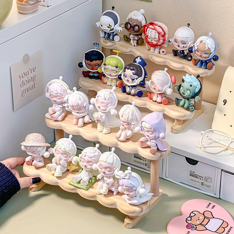 Kreatives Massivholz-Display für Schmuck, Figuren, Snacks und Sukkulenten