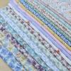 Floral Chiffon Fabrics Draped Soft Blouse Dress Clothing Fabric Korean Sweet DIY Handmade Needlework Apparel Materials Sewing