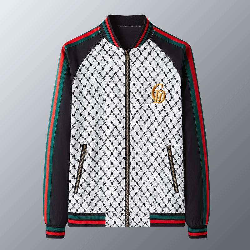 Men's Spring and Autumn Jacket, Casual Stand Collar, Youth Baseball Collar Jacket