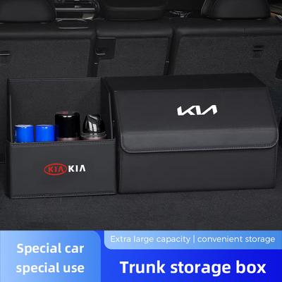 Car Trunk Organizer Box Large Capacity Multiuse Tools Storage Bag For K5 K9 Sorento Ceed RIO Sportage EV9 Stinger Niro Soul
