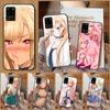 My Dress-Up Darling Anime Phone Case For Samsung Galaxy Note 4 8 9 10 20 S8 S9 S10 S10E S20 Plus UITRA Ultra Black Fashion Funda