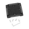 Aluminum Cheese Plate Extension Mounting Platform for Photography Accessories with 3/8 1/4 Screw Holes for Users