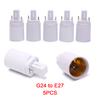 5Pcs G24 To E27 Socket Led Lamp Adapter Flexible Extend Lamp Base Led Light