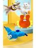 Pet Plush Bite-Resistant Interactive Bird Toy for Cats and Dogs