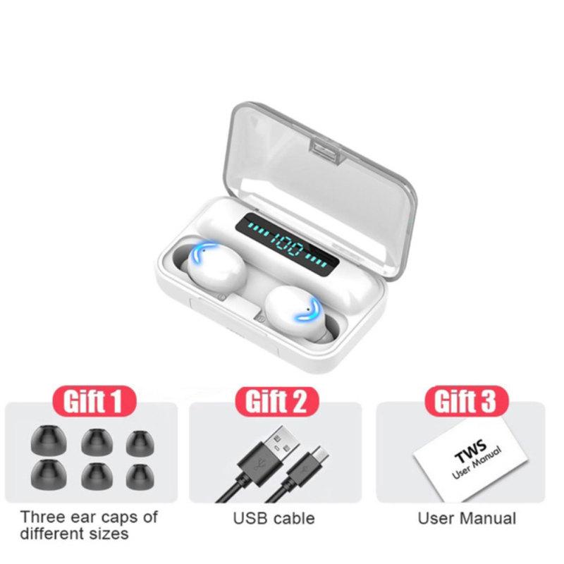 F9-5c Tws Wireless Bluetooth-compatible 5.1 Headphones Sport Waterproof Headset Music Earbuds