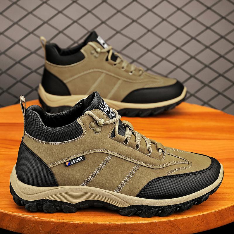 Mountaineering autumn and winter sports leisure work wear-resistant height-increasing labor insurance shoes