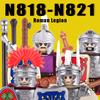 Medieval Military Rome Knights Building Blocks Castle Army Warrior Soldier Figures Crossbowman Shield Sword Legion Bricks Toys