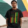 Juneteenth 1865 African Flag Freedom Pride Men's Graphic T-Shirt