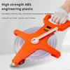 Long Range Fiberglass Open Reel Tape Measure 1Pcs 20-100m Optional Lightweight Measuring Tool for Outdoor Surveying Site Work