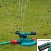 3-Arm Irrigation Sprinkler for Large Area Coverage 360-Degree Rotating Lawn Sprinkler for Garden Yard Watering And Kids Pets Outdoor