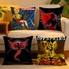 Cushion Cover  Linen  SkinFriendly Soft Decorative Case for Sofa Home Decor The Offspring Band Pillow Cover