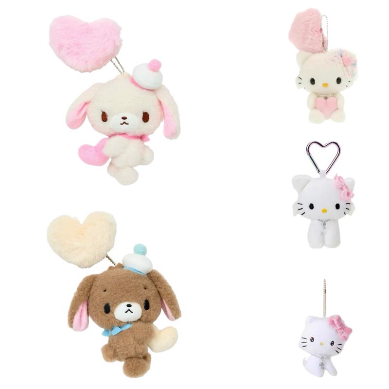Kawaii Caramel Sugarbunnies Bunny Plush Toys Lovely Charmmy Kitty Stuffed Bag Pendant Stuffed Animals Backpack Charm