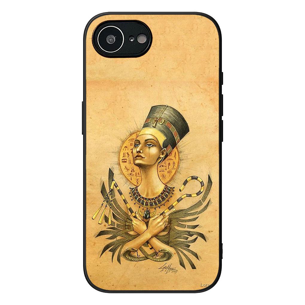 Soft Cover for OPPO A38 A18 A17 A40 A60 A80 A16 A78 A79 A54 A55 A57 4G 5G Coque Phone Case Egypt Nefertiti Anubis Ankh