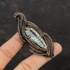 Pendentif Fossile d'Orthocère Pendentif Enveloppé de Fil de Cuivre Pendentif Pierre Précieuse Bijou Fait Main Enveloppé de Fil Cadeau Pour Maman Bijou Design Unique en Cuivre