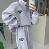 Autumn/Winter 2025 Women's Street Style Loose Hoodie & Sweatpants Set