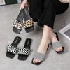 Summer Women's Slippers Luxury Women Beach Flip Flops Outdoor Versatile Comfortable Sandals Trend Desig Nanti-slip Flat Sandals