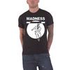 Madness T Shirt Dancing Man Band Logo New Official Mens Black