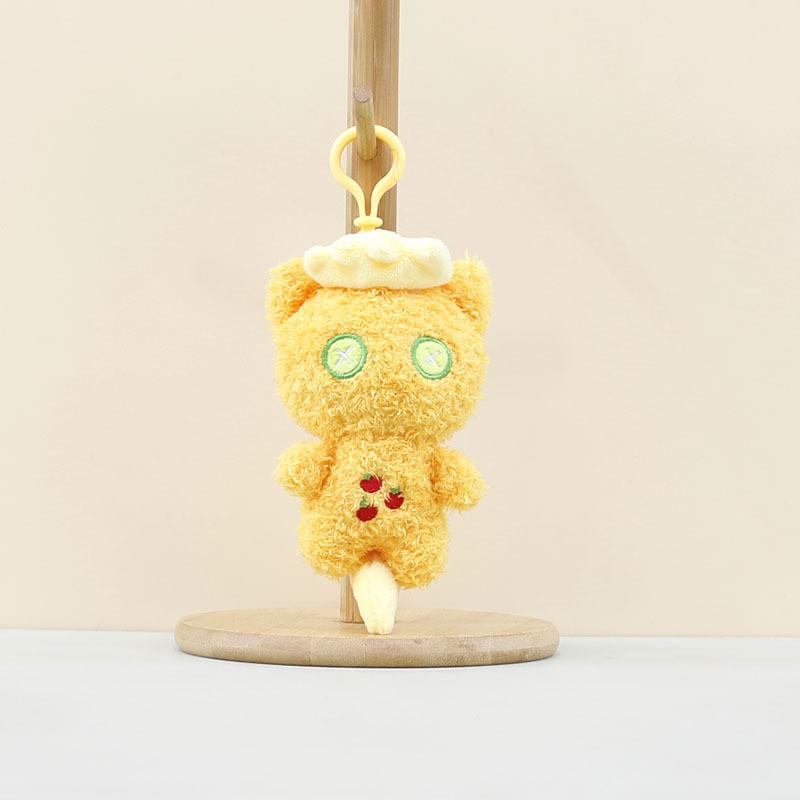 Adorable Cartoon Pony Plush Toy Keychain Soft Stuffed Animal Doll In Various Colors