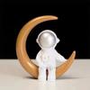 Astronot Figürleri Noel Reçine Uzay Adamı Ay Heykeli Dekoratif Kozmonot Heykelleri Minyatürler Çocuklar İçin Hediye Oyuncak Ev Dekoru