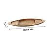 Model Boat Small Canoe Fish Tank Decorations Unfinished Wood Boat Toy Room Decor For Home Bedroom Living Room Desktop Shelf