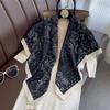 New classic durable cashew print 91 large square scarf women's fashion versatile outer travel silk scarf scarf scarf