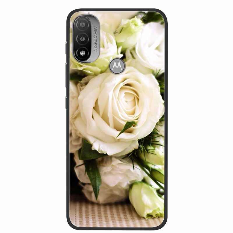 For Motorola E20 Phone Case Cover Black Silicone Soft Back Cover Case For Motorola Moto E20 Case E 20 Coque For Moto E20 Funda