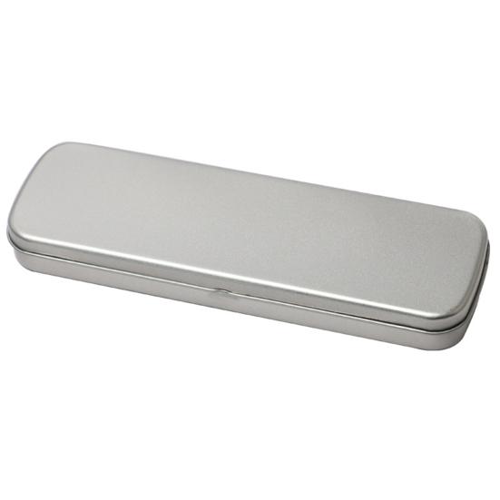 Large Capacity Pen Box Heavy Duty Metal Rectangle Multifunction Boys Girls Students Pencil Stationery Holder Organizer Case School Supplies