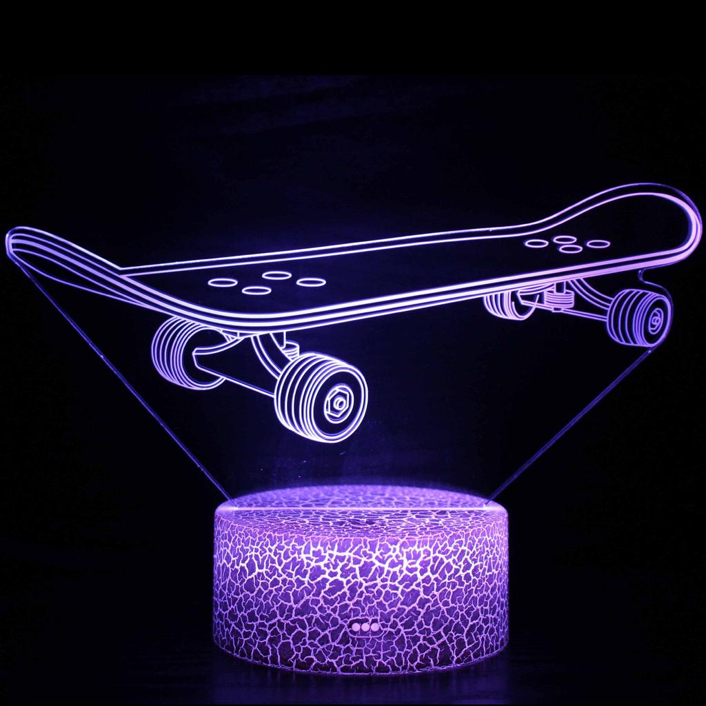 Sport-Souvenir-Tischlampe USB Taekwondo Schlafzimmer Beleuchtung Dekoration Kindergeschenk Farbe Kleines Nachtlicht Kreative 3D LED Lig