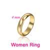 Rings for Couple Gold Engagement Ring for Men Women Wedding Jewelry