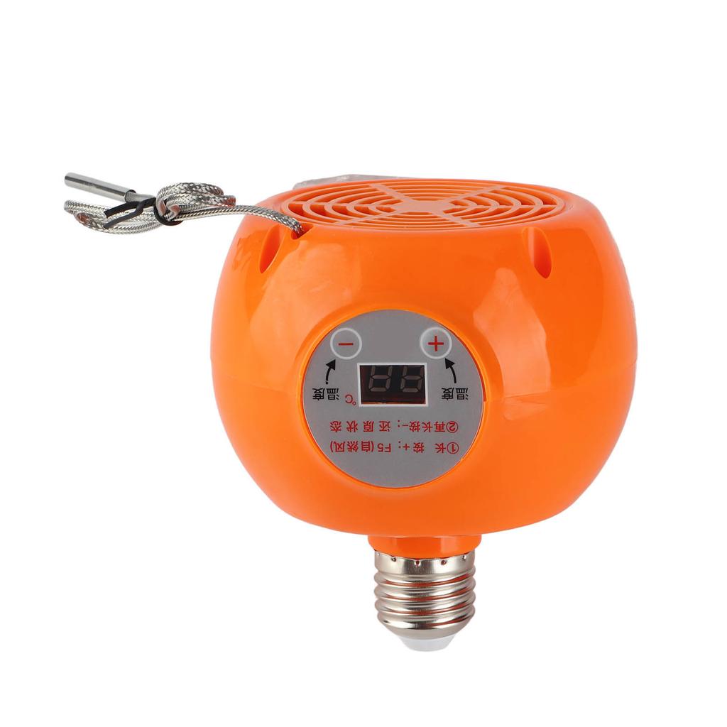 E27 Verwarmingslamp Auto Constante Temperatuur Instelbare Pluimveeverwarmingslamp voor Konijnen Kippen Eenden 150W