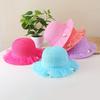 Summer Children's Straw Hat Women's Breathable Sunscreen Hat Sunshade Hat Knitted Hat Beach Fisherman's Hat