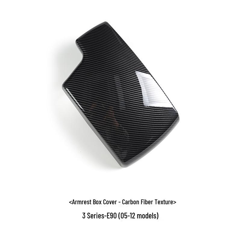 BMW 3 Series E90/F30/F35 Carbon Fiber Armrest Cover 320i Center Console Panel