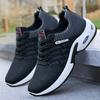 Scarpe Sportive da Uomo Traspiranti in Flyknit, Suola Spessa con Ammortizzatore ad Aria, Scarpe da Corsa Basse con Lacci.