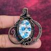 K2 Jasper Gemstone Pendant Handmade Copper Wire Wrapped Pendant Anniversary Gifts