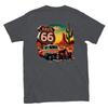 Route 66 Back Print Classic Unisex Crewneck T Shirt