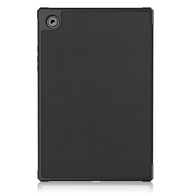 Voor Samsung Galaxy Tab A8 2021 SM-X205 3-voudige houder Leren Tablethoes