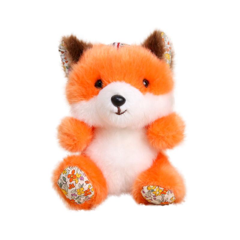 Portachiavi Peluche Animale con Tessuto a Pelo Corto per Bambini e Adulti