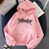 Korean version autumn and winter loose letter hooded fleece sweater wholesale for men and women