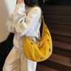 Large Capacity Casual Women's Dumpling Bag New Lightweight One Shoulder Commuter Class Student Crossbody Bag