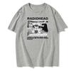 Pánske klasické tričko Radiohead Tričko Turné po Severnej Amerike Rockový chlapec Hombre Hip-Hop Street Bavlna Európska veľkosť Tričko Top