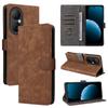Flip Cover for Huawei Enjoy 80 4G PU Leather Full-Body Protection With [RFID Blocking] Shockproof Durable Retro Phone Case