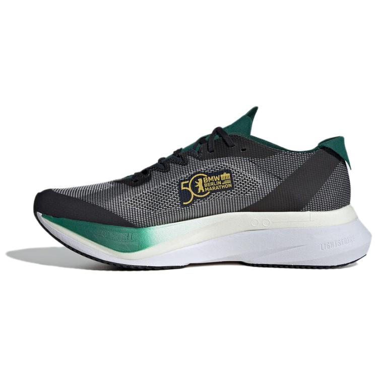 adidas Adizero Boston 12 Berlijn Marathon 2024 Heren Sneakers Zwart Aurora-Ink Mat-Goud JH9642